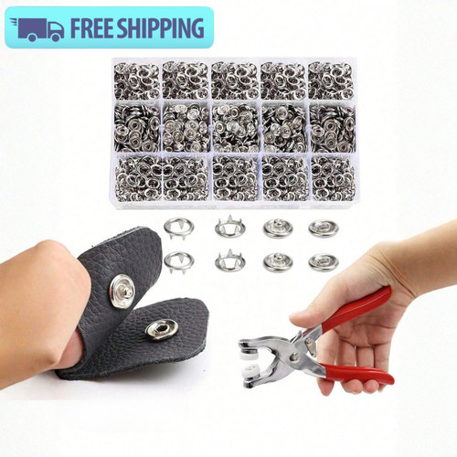 100 200 set metal snap - set, button