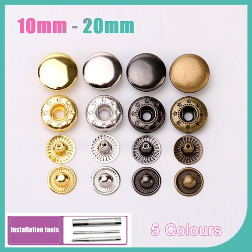 Leather press snap - fastener, +